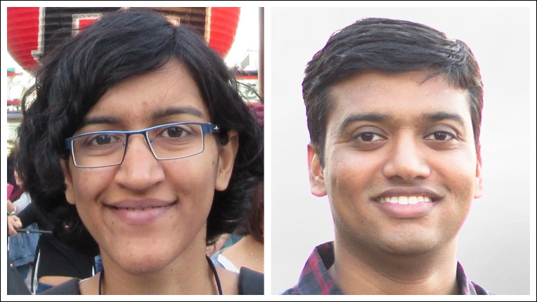 2019 ACM India Doctoral Dissertation Award recipient Keerti Choudhary and Honorable Mention Deepesh Data