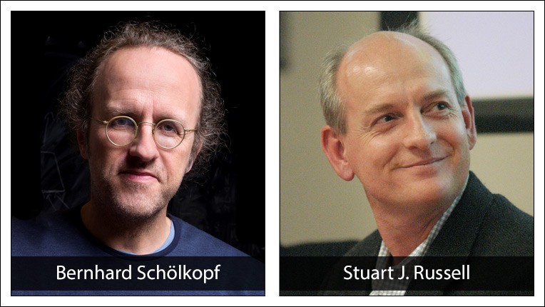 2022 ACM-AAAI Allen Newell Award recipients Bernhard Schölkopf and Stuart J. Russell