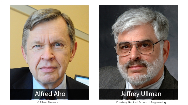 2020 ACM A.M. Turing Award recipients Alfred Aho and Jeffrey Ullman