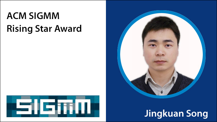 ACM SIGMM Rising Star Award recipient Jingkuan Song