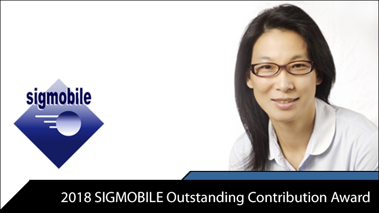 Photo of 2018 SIGMOBILE Outstanding Contribution Award recipient Teresa Meng